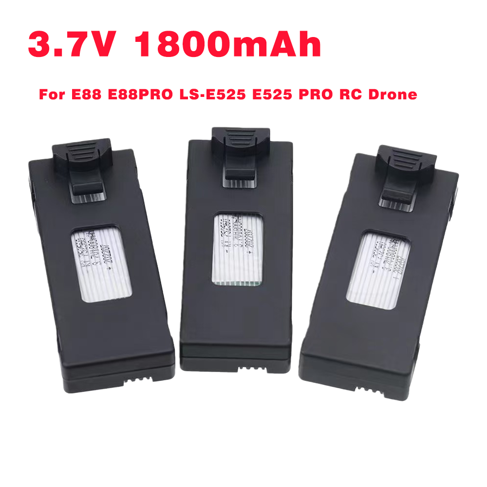 Drone Battery Li-Ion - 3.7V 1800Mah RC Drone Battery Accessory
