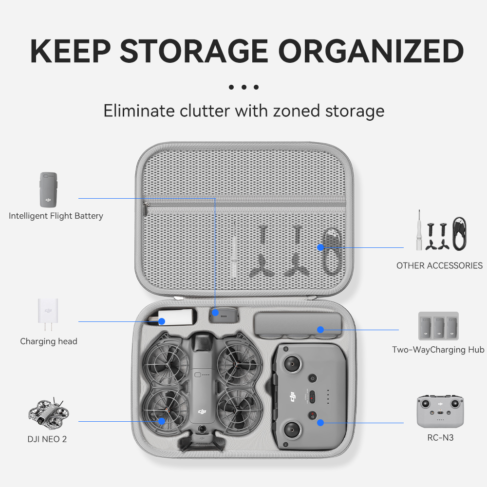 XFJI Travel Organizer Bag for  - Drone Battery Bag ulasan dan harga