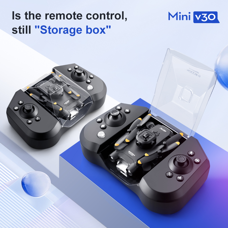 Mini V30 WiFi FPV Drone With 4 - Drone Battery Box ulasan dan harga