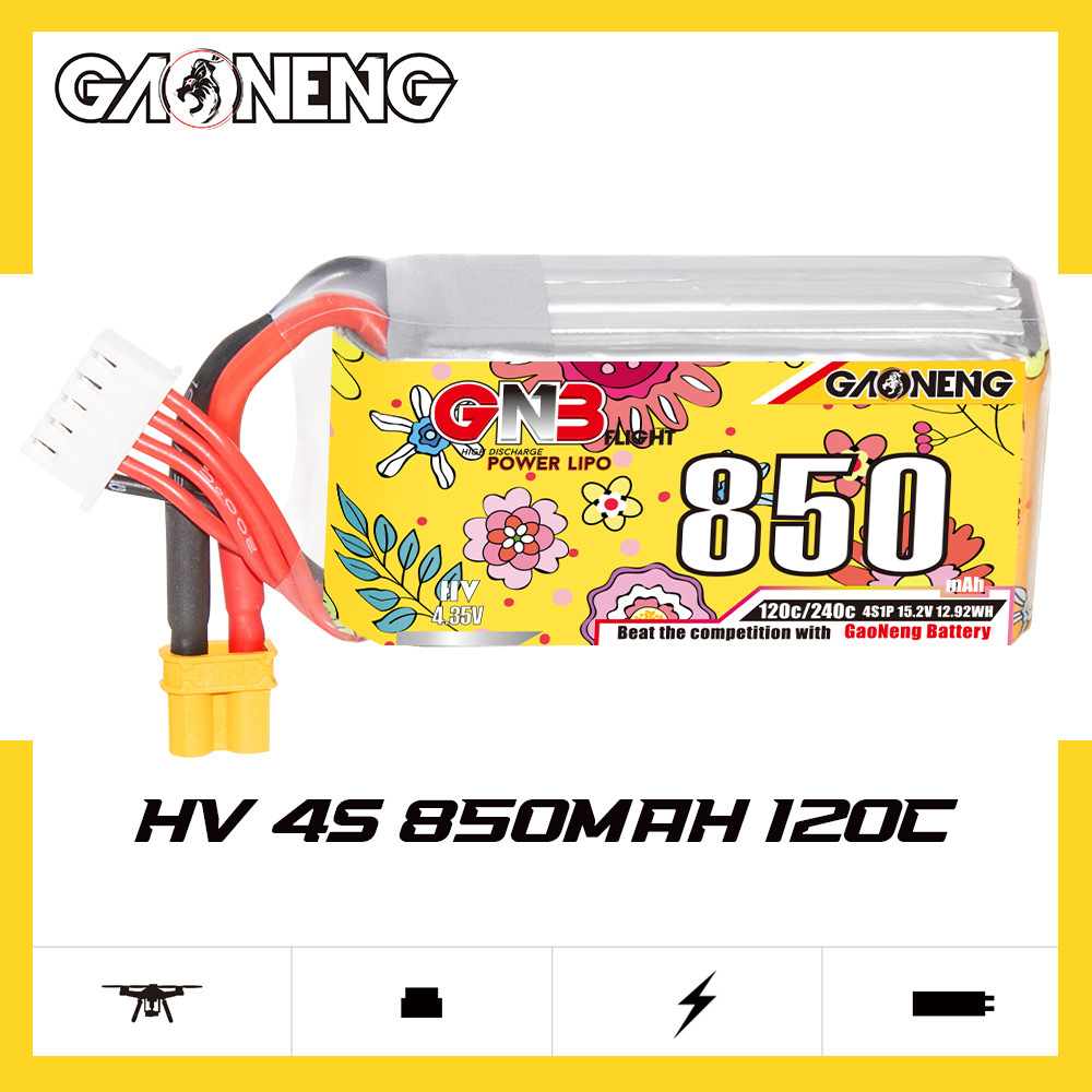 Upgraded GNB 4S 15.2V 850mAh L - Drone Battery 4S ulasan dan harga