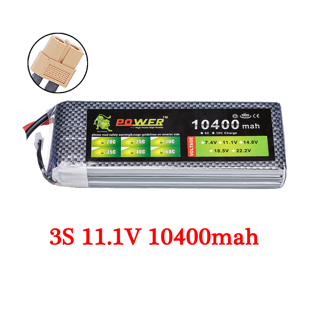 7.4v 11.1v 14.8v 22.2v 10400mA - Drone Battery 4S ulasan dan harga