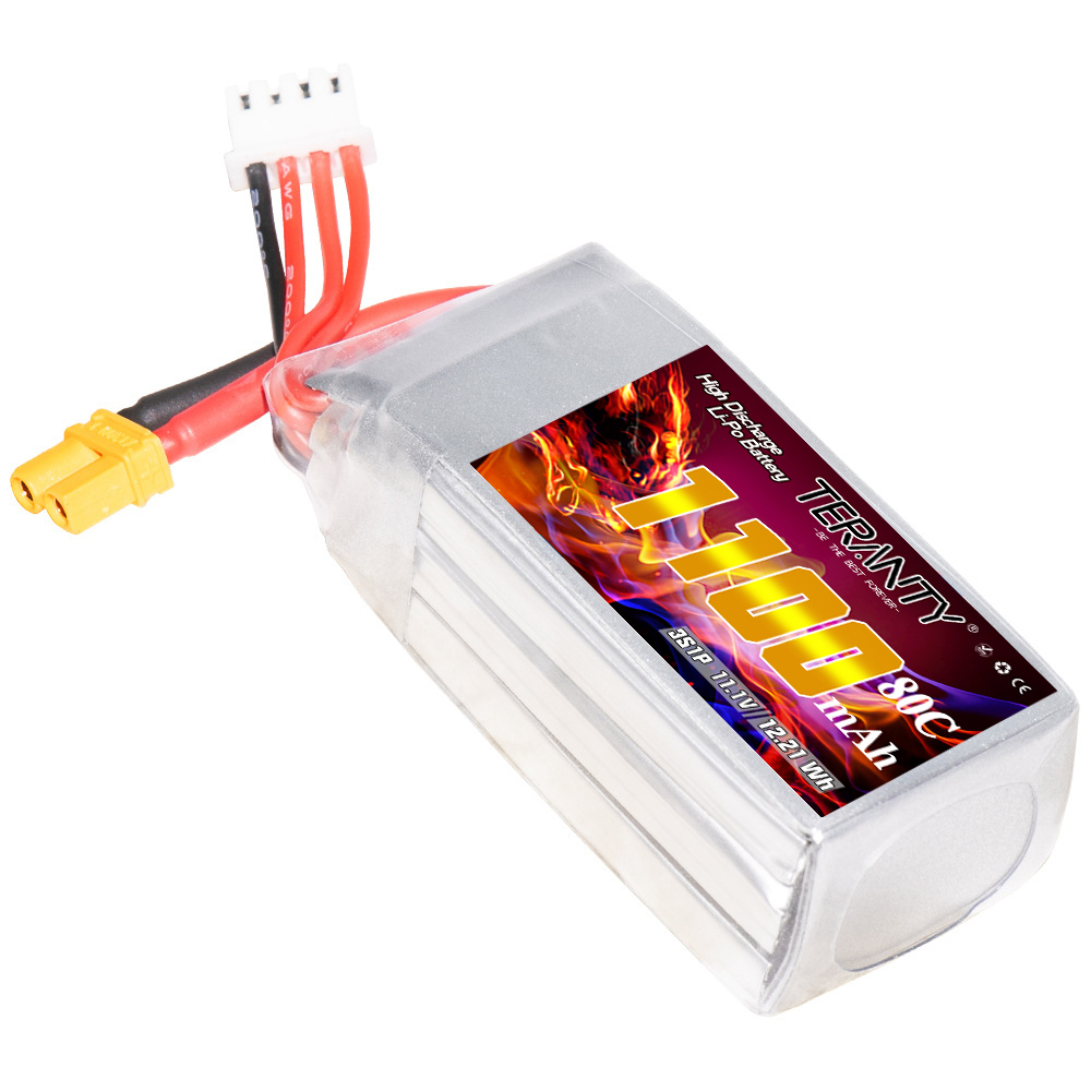 TERANTY 3S 11.1V 1100mAh 80C/1 - Drone Battery Li-Ion ulasan dan harga