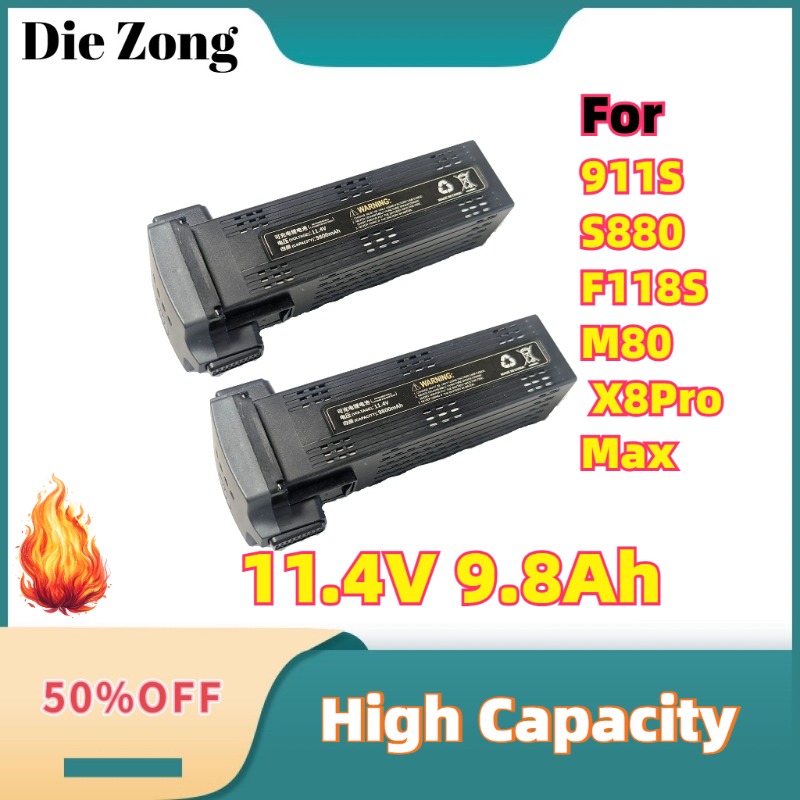 For 911S S880 F118S M80 AE60 X - Drone Battery Li-Ion ulasan dan harga