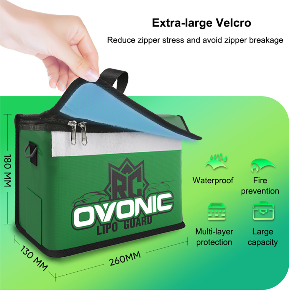 Ovonic LiPo Battery Safe Bag P - Drone Battery Bag ulasan dan harga